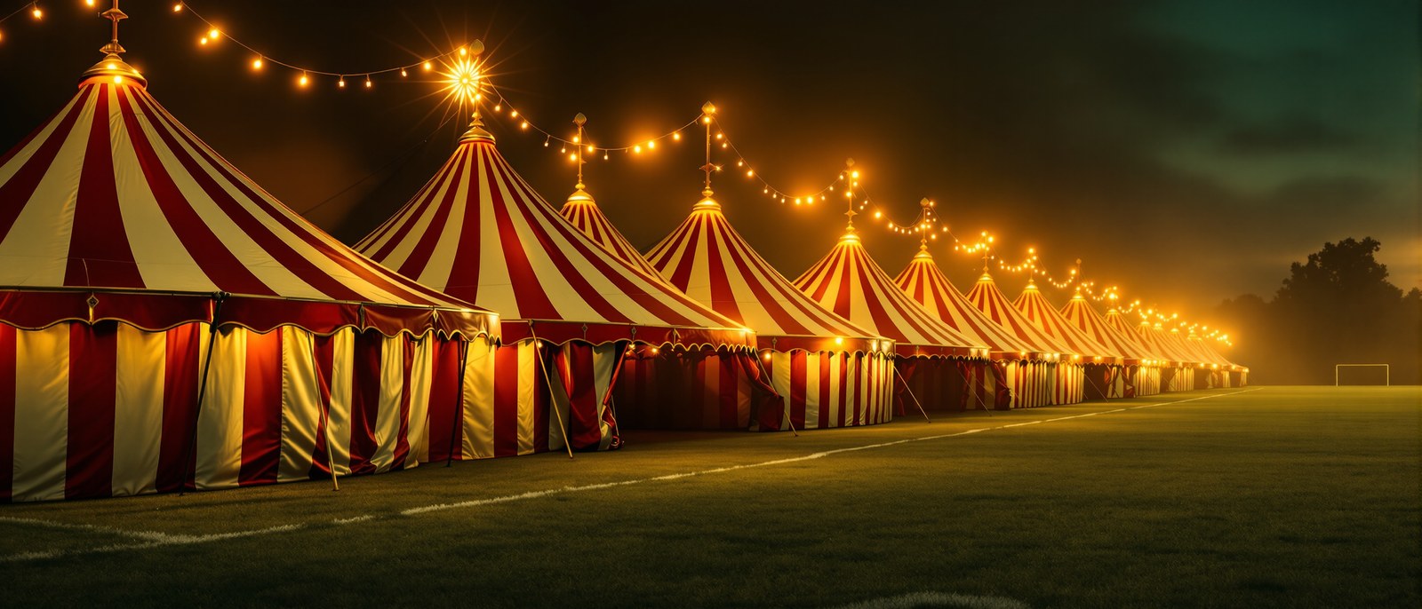 Tent row